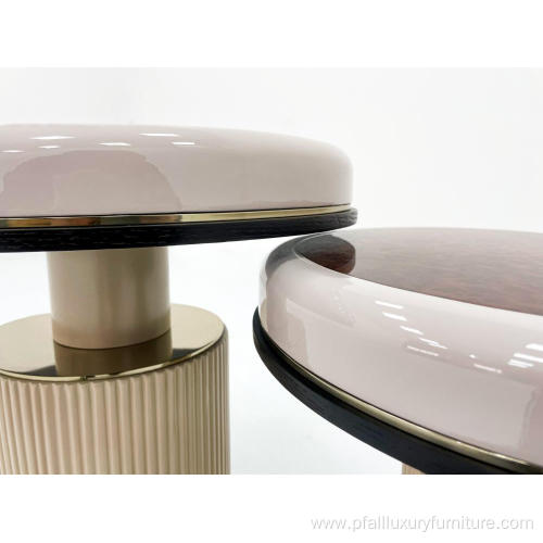 coffee table side table mushroom design